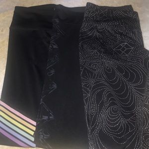 (3 ITEMS) Black Leggings Lot
